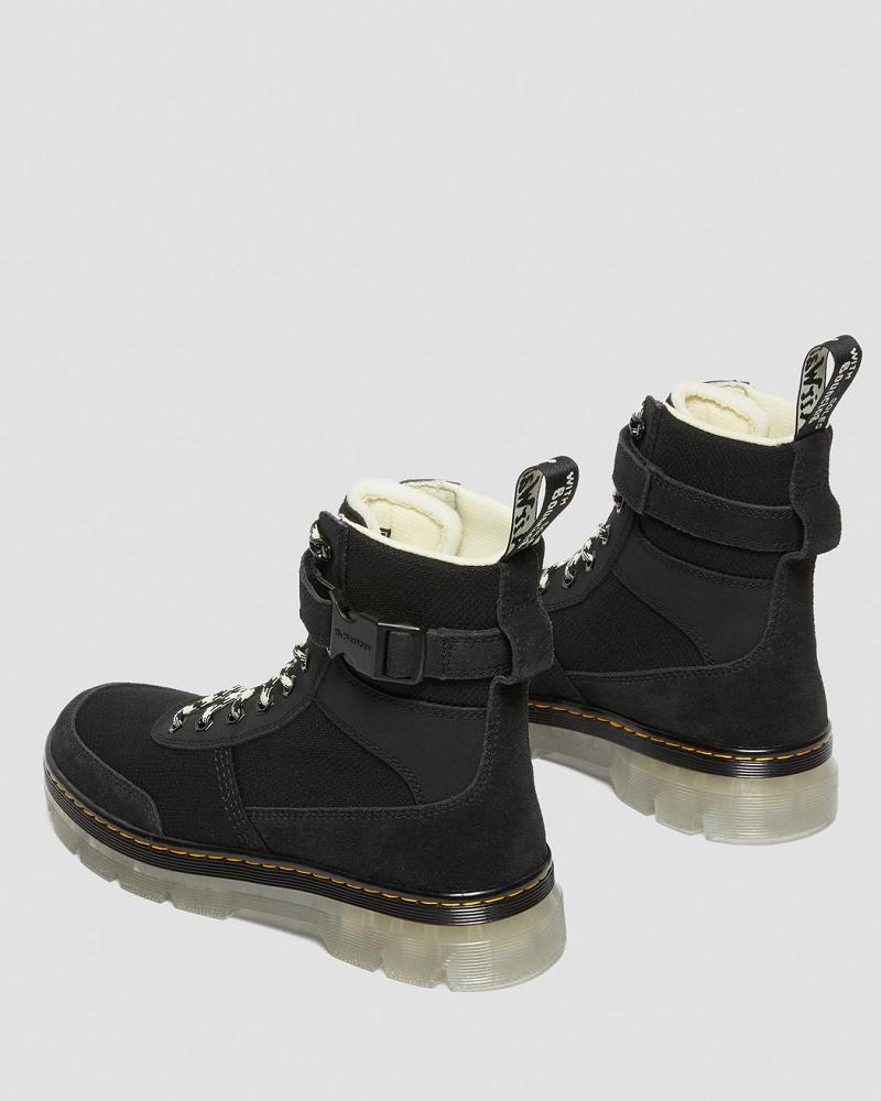 Black Men's Dr Martens Combs Tech Iced Casual Boots | CA 463KOR